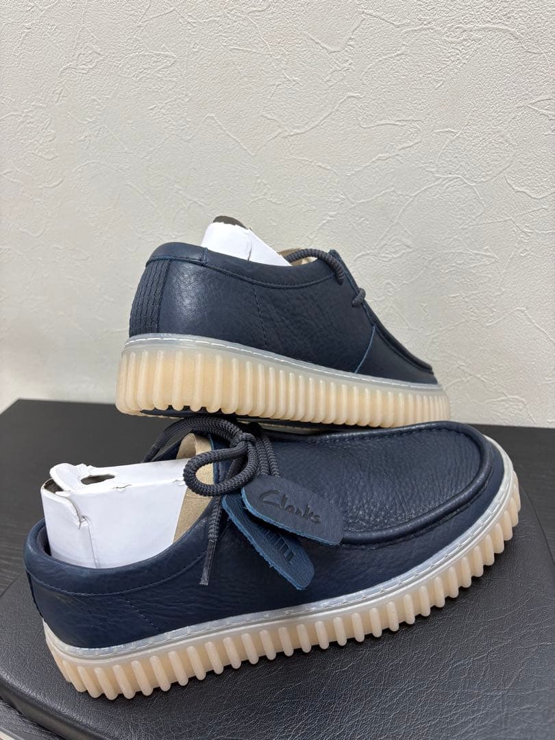■新品★Clarks Torhill Lo★クラークス トーヒル ロー★ネイビー
