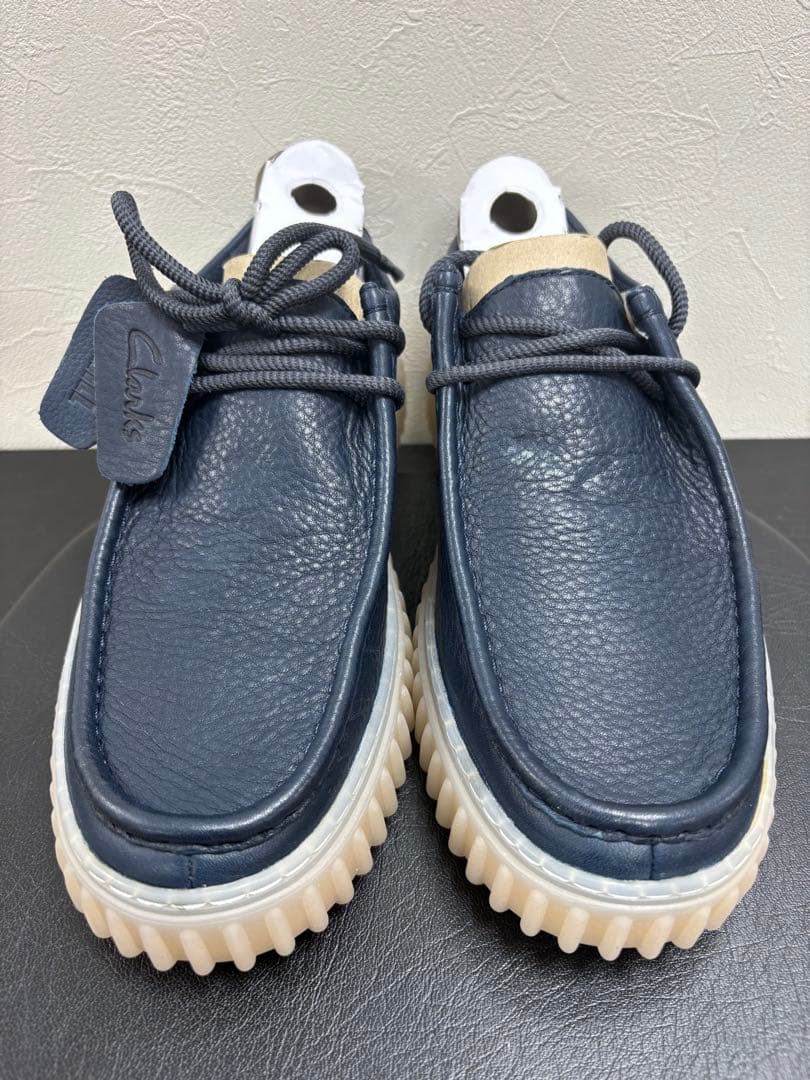 ■新品★Clarks Torhill Lo★クラークス トーヒル ロー★ネイビー