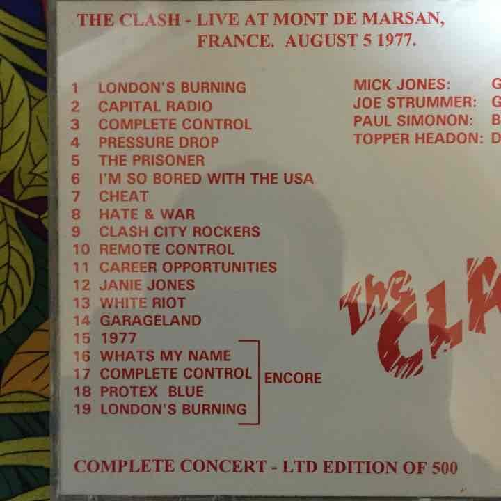 the CLASH 激レアライブCD