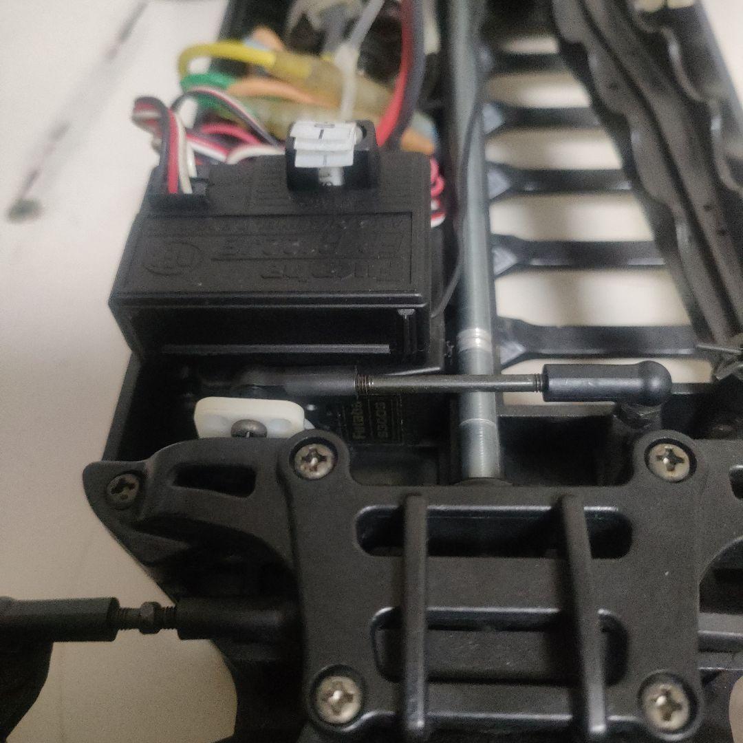 【動作有】タミヤTB-02シャーシ、プロポ、メカ、インプレッサWRCボディ付き