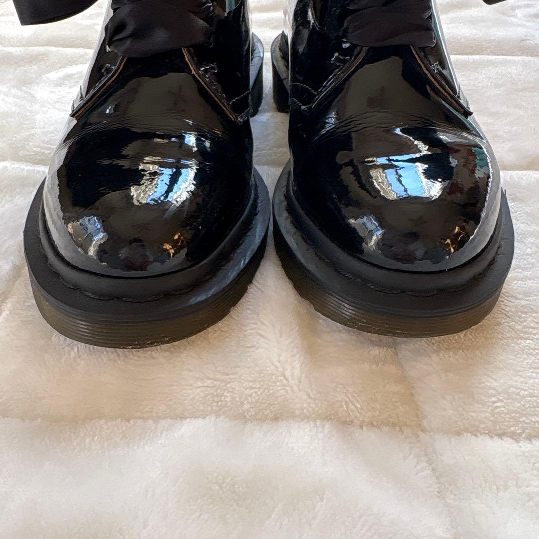 【美品】Dr.Martens×BEAMS 3ホール　エナメル　パテント　UK4