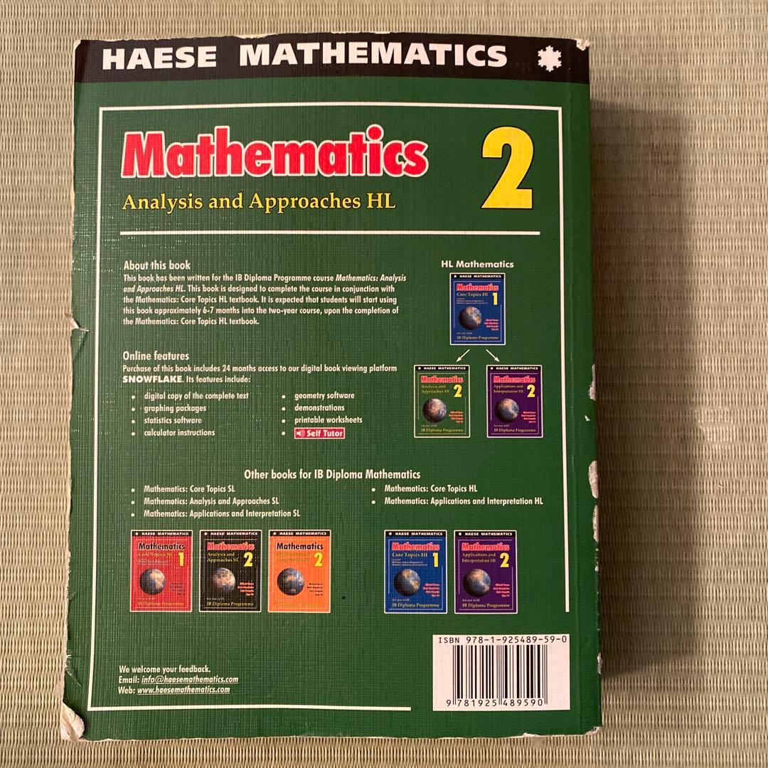 語学・辞書・学習参考書 Mathematics Analysis and Approaches HL