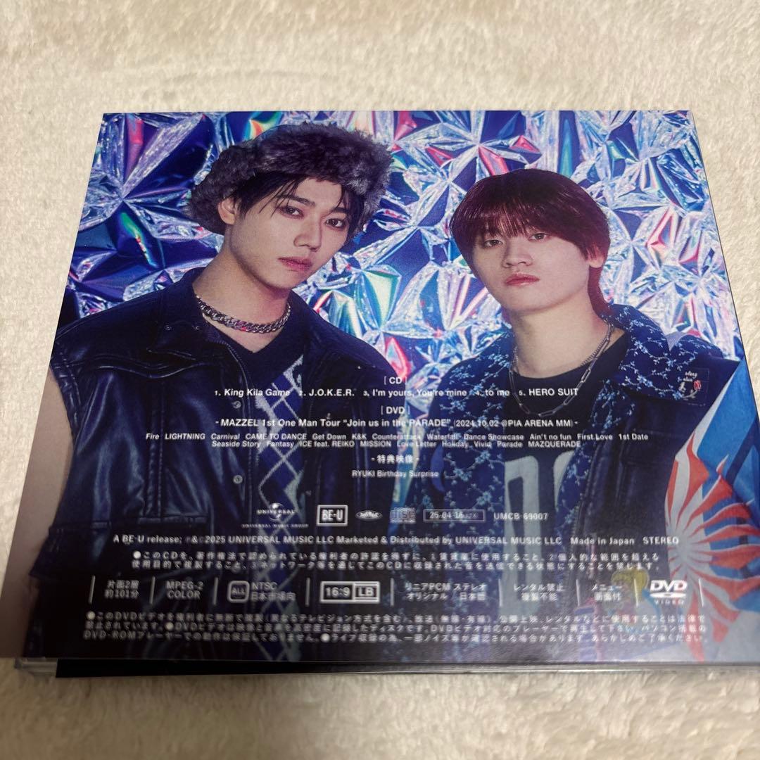 MAZZEL/ Straight Flush【LIVE盤】CD+DVD
