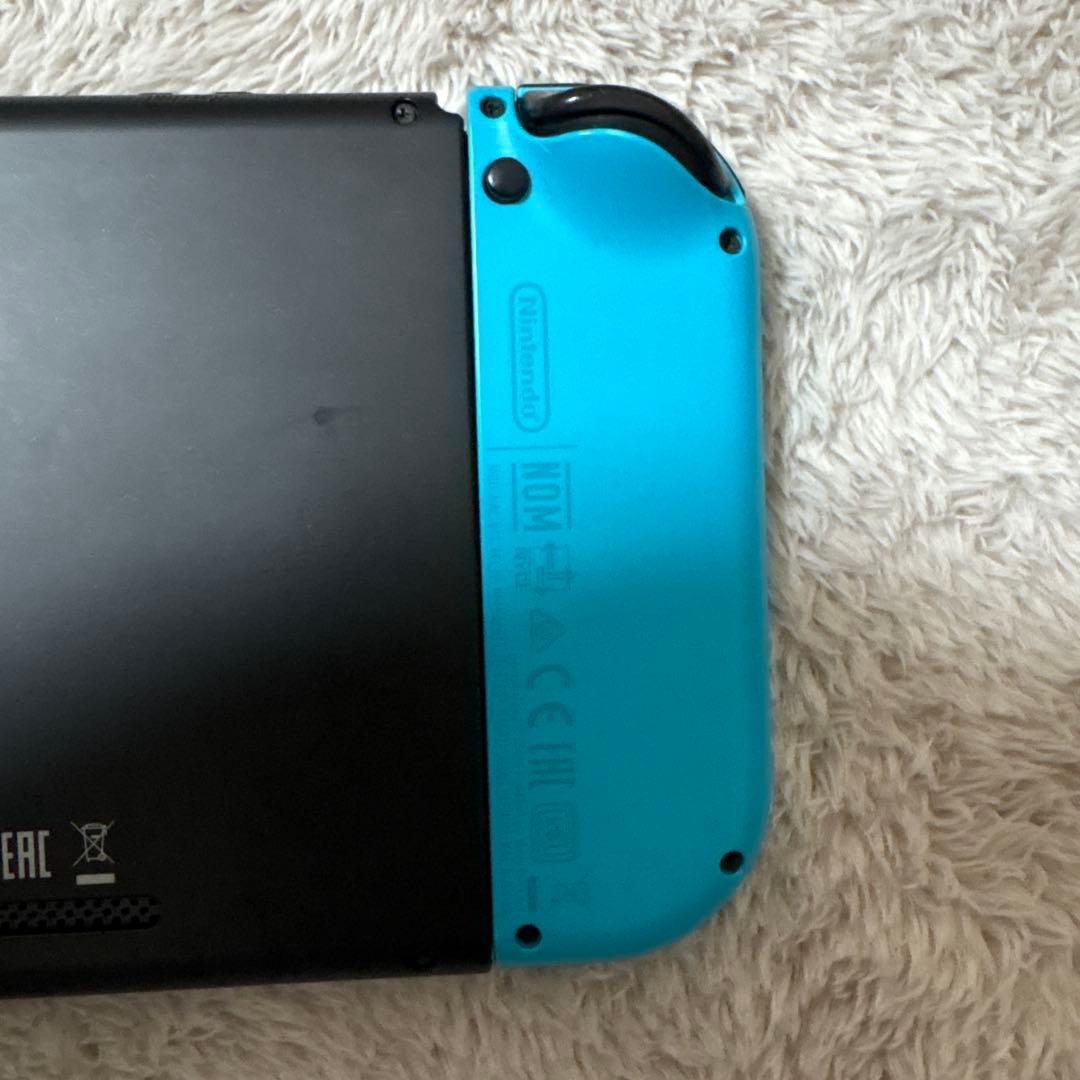 h*)様 Nintendo Switch 本体 青/赤　箱無し　専用ケース付