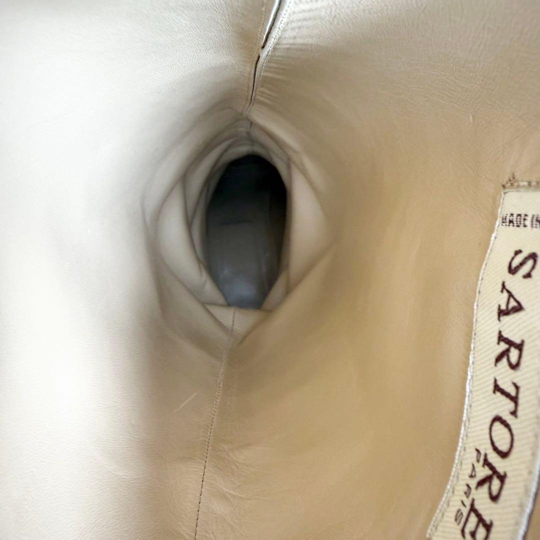 SARTORE サルトル　ロングブーツ（36）ジョッキーブーツ　革靴　茶
