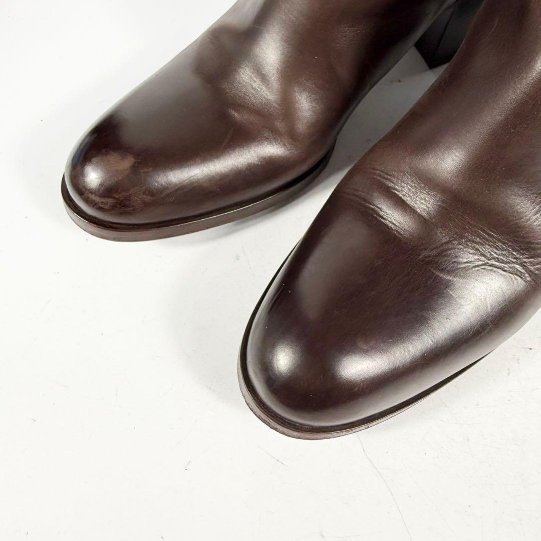 SARTORE サルトル　ロングブーツ（36）ジョッキーブーツ　革靴　茶