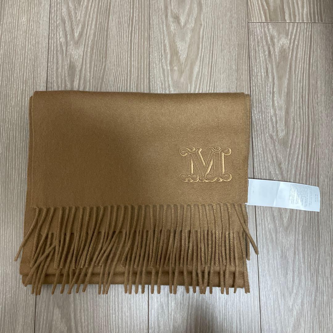 MAX MARA マックスマーラ マフラー カシミヤ　キャメル