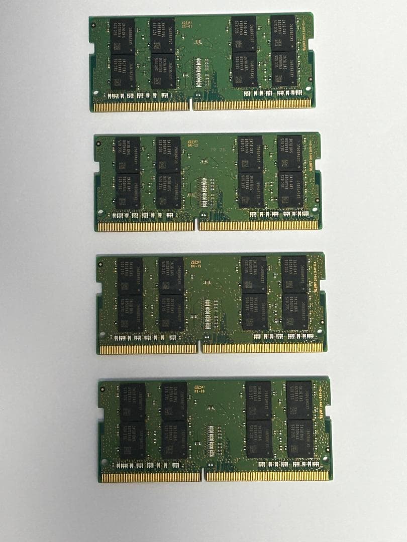 Samsung DDR4 16GB メモリ 4枚セット