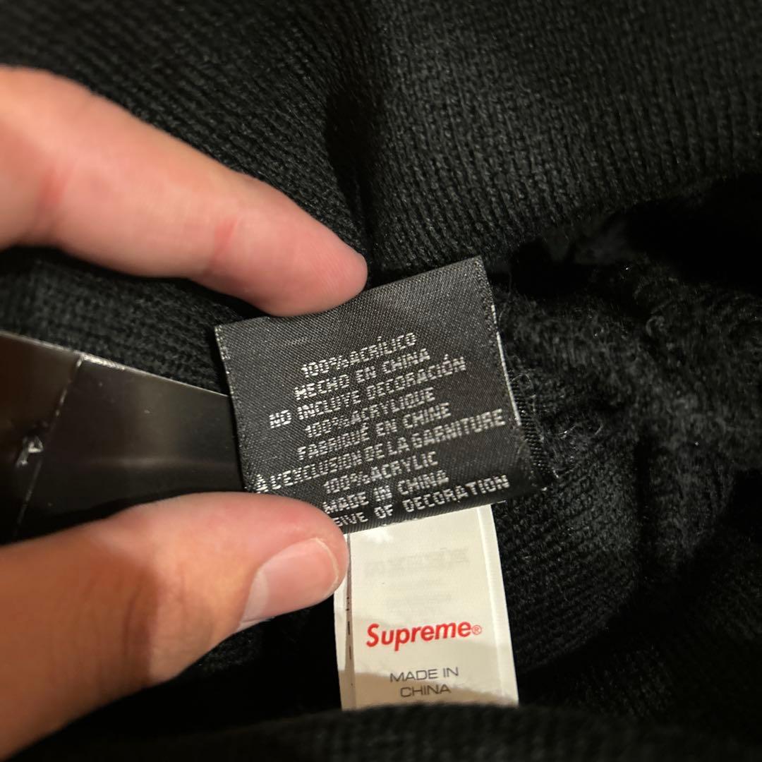 【新品未使用】Supreme x Newera ブラック ビーニー