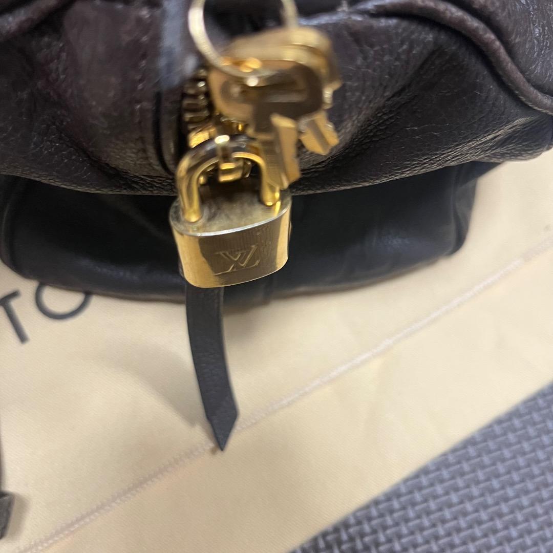 LOUIS VUITTON ダークブラウン ボストンバッグ