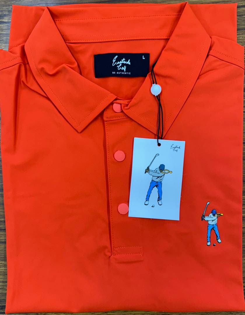 Eastside Golf スナッププラケットポロシャツ Lサイズ