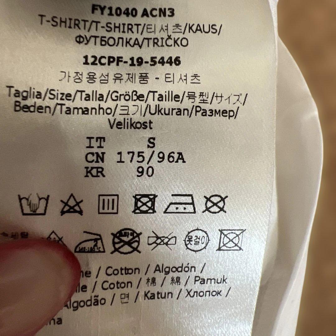 にゃん〆FENDI メンズTシャツ　モックネック　S ホワイト