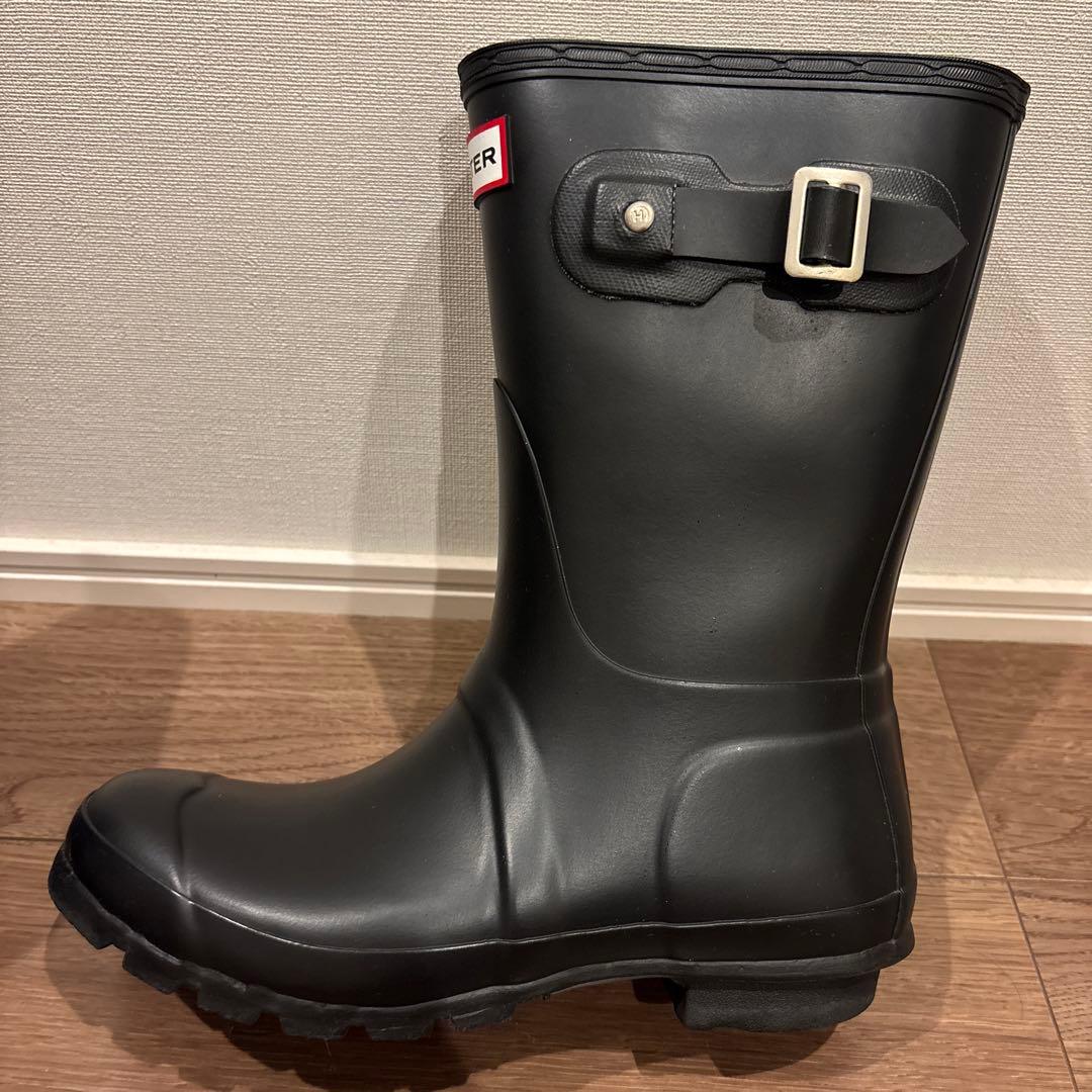 月末迄最終お値下げ中❗️【HUNTER】レインブーツショート 黒37 23.5cm