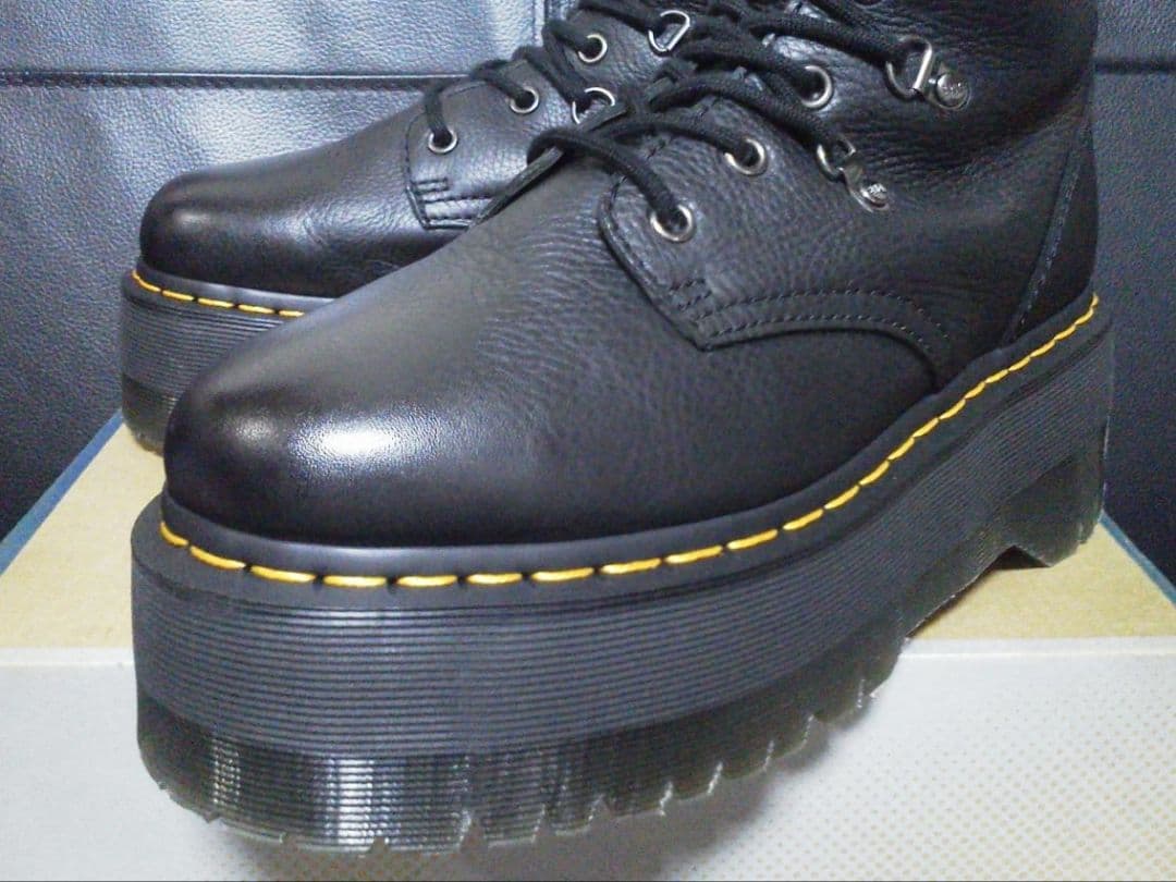 【激レア】Dr.Martens 1B60MAX UK6 黒 厚底 20ホール丈