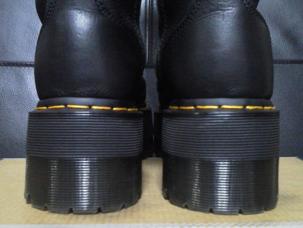 【激レア】Dr.Martens 1B60MAX UK6 黒 厚底 20ホール丈