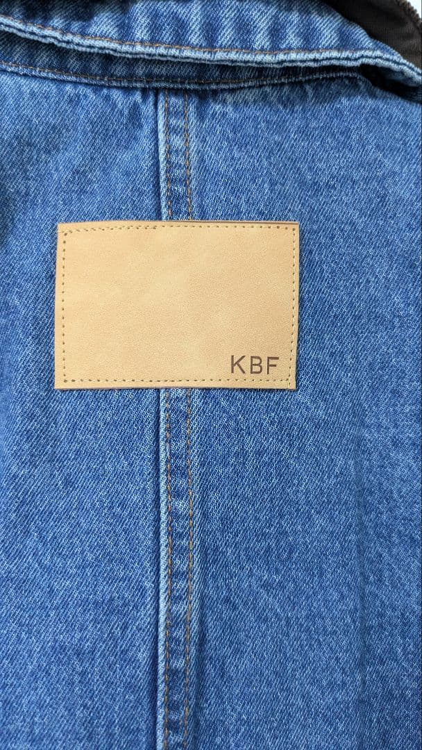 【新品未使用】KBF 2WAYブルーデニムブルゾン　L.BLUE ライトブルー