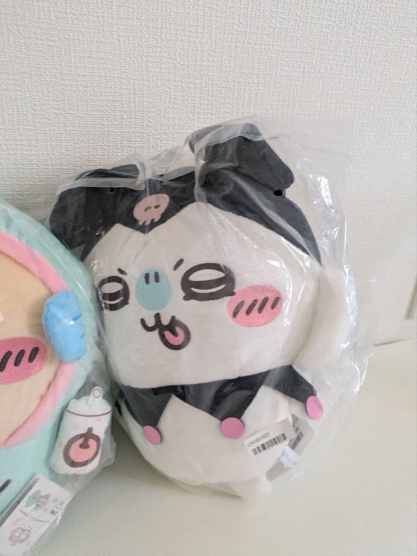 ちいかわ×サンリオキャラクターズBIGぬいぐるみ5種コンプリート+レジカゴバッグ
