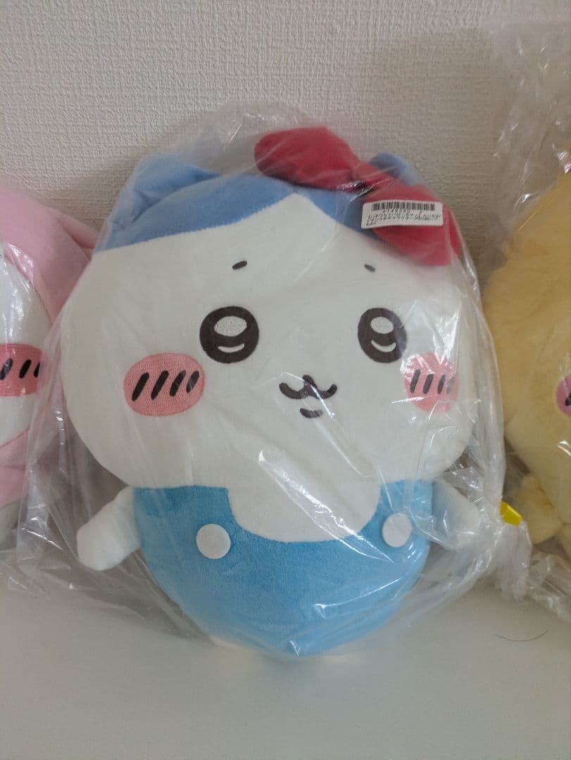 ちいかわ×サンリオキャラクターズBIGぬいぐるみ5種コンプリート+レジカゴバッグ