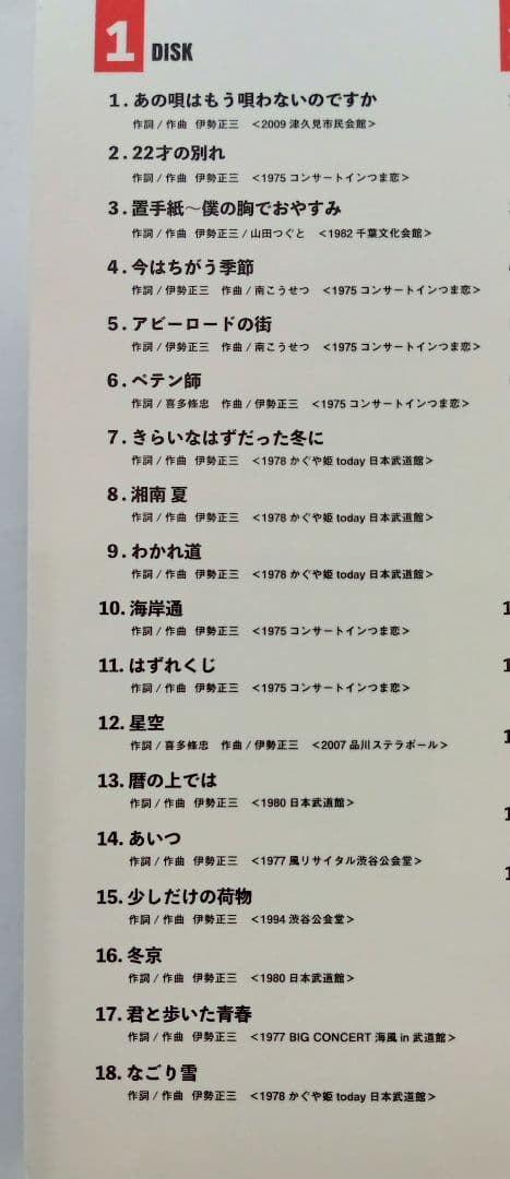 [新品未開封]　伊勢正三　50周年記念　THE 伊勢正三 4枚組