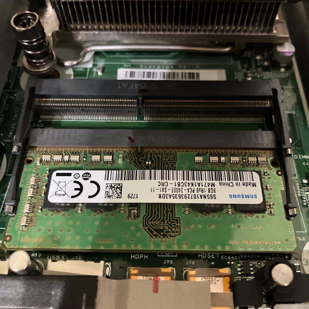 データ消去済　HP EliteDesk ミニPC 1TB HDD ブランク状態