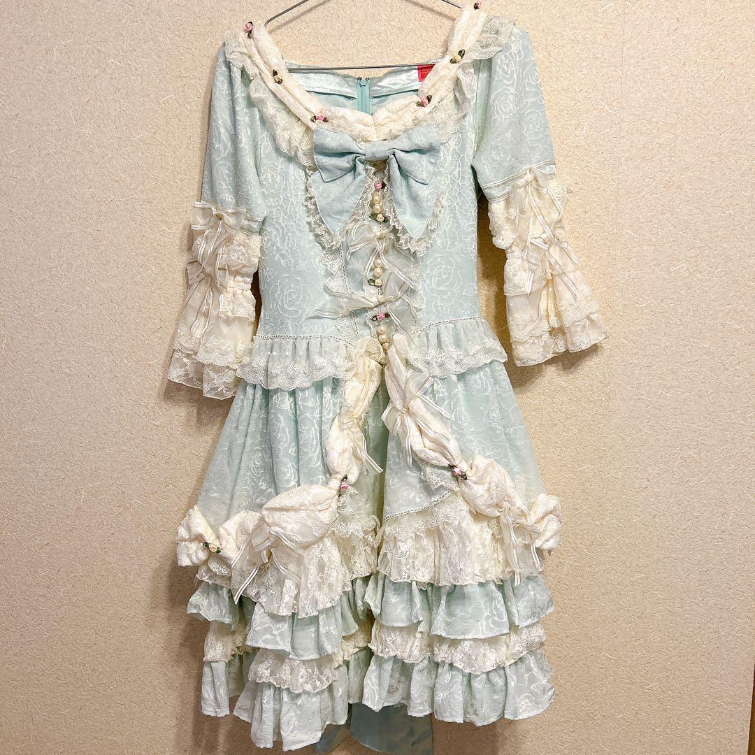 BABY♡Rosa Mistica〜奇しき薔薇の窓〜柄ワンピース