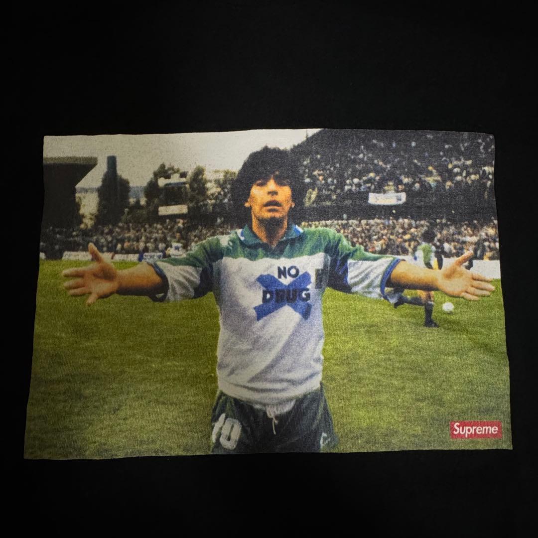 【M最安値✨️】正規品 Supreme マラドーナ Tシャツ 黒 M