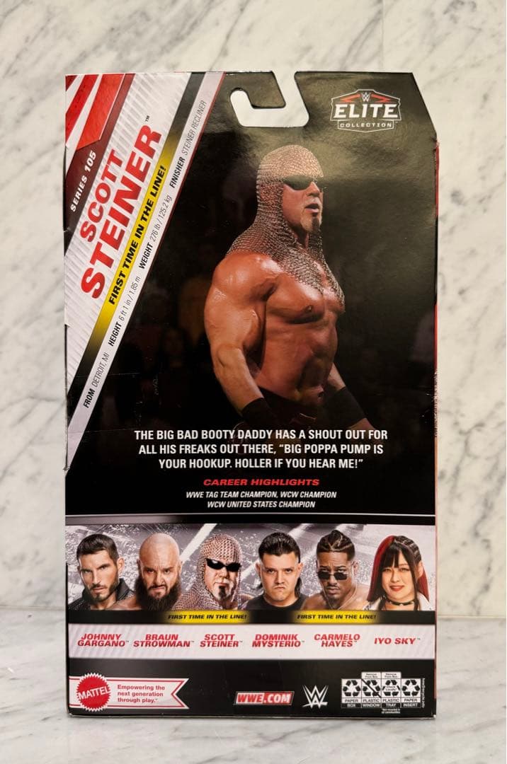 WWE マテル スコット スタイナー プロレス フィギュア