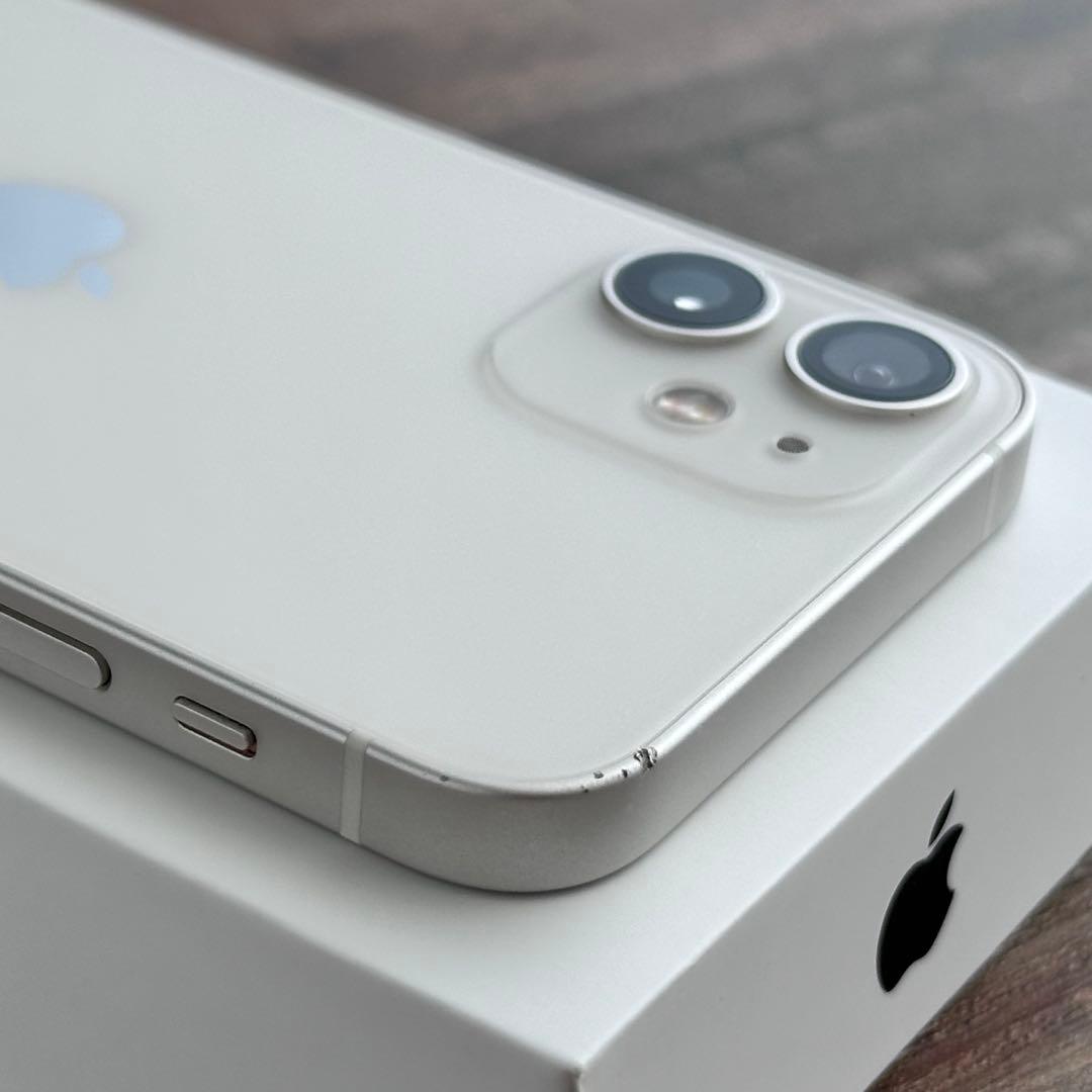 【美品☆大容量‼︎】iPhone12mini 本体 White 256GB