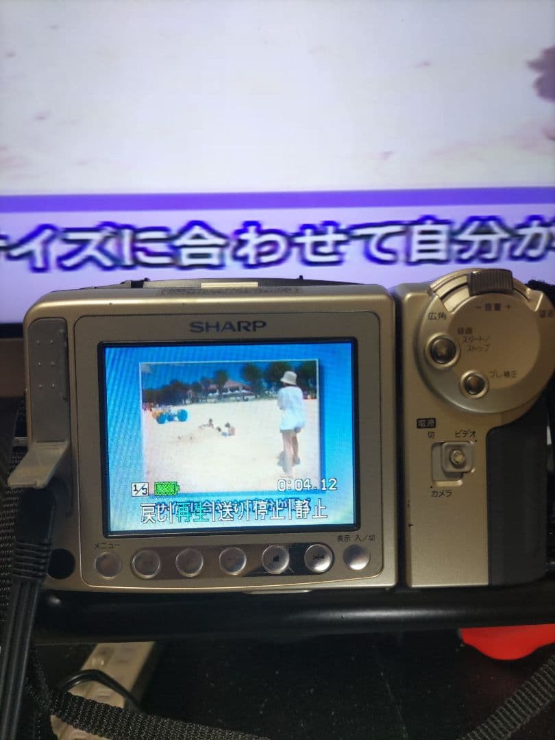 SHARP video8 8ミリビデオカメラ 液晶ビューカム VL-EL460