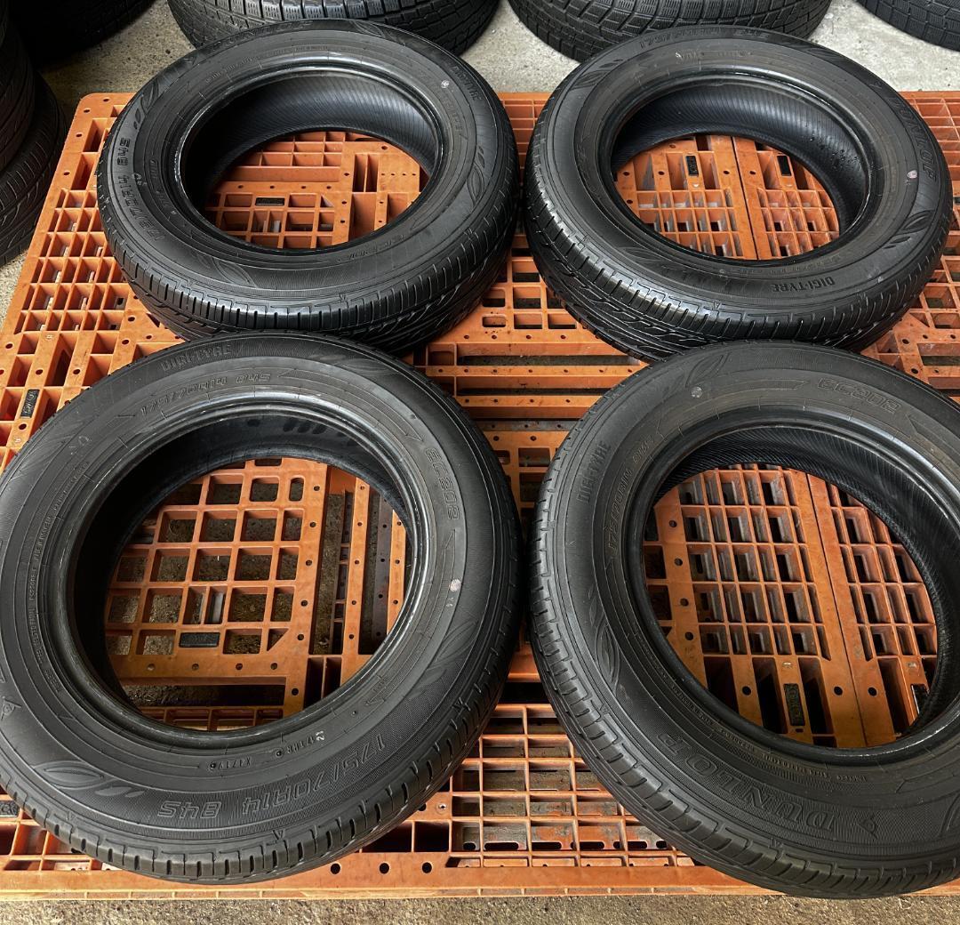 175/70R14 ダンロップ EC202 4本 送料無料 夏タイヤ T1257