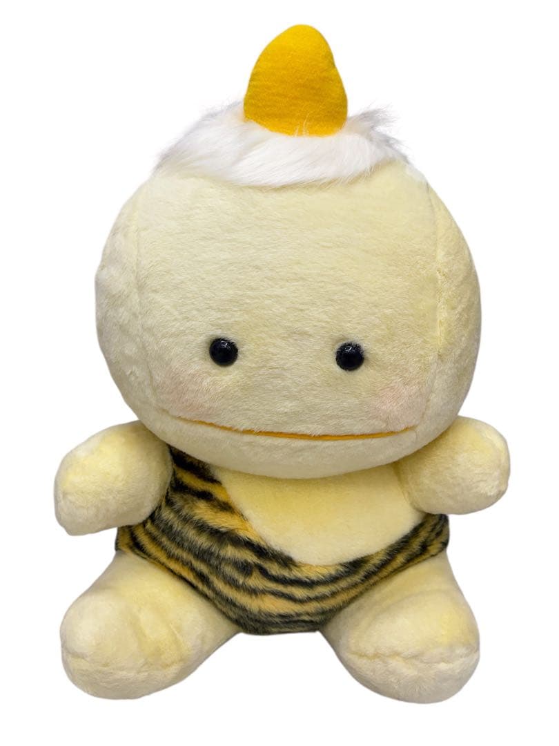 牛山夏樹⭐️ セキグチ　ピカポン　特大60cm　ぬいぐるみ　当時物　イエロー