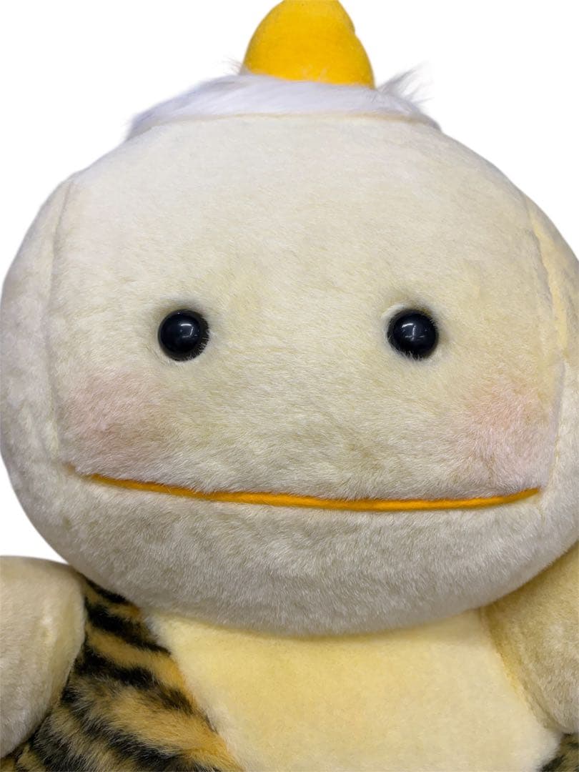 牛山夏樹⭐️ セキグチ　ピカポン　特大60cm　ぬいぐるみ　当時物　イエロー