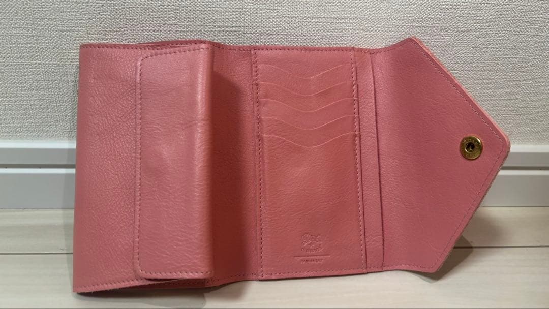 IL BISONTE ピンク 三つ折り財布　イルビゾンテ　デイジーピンク　限定色