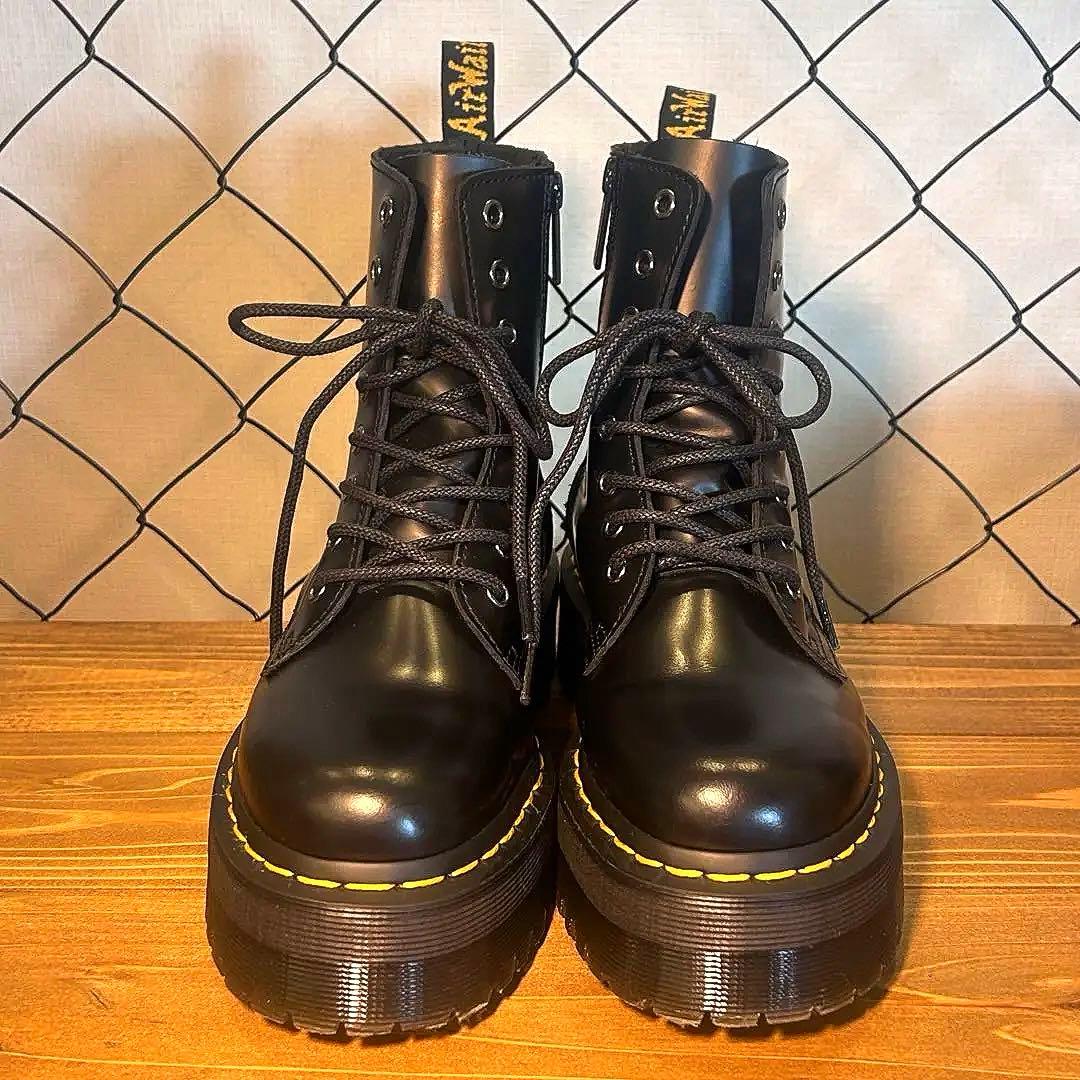 Dr.Martens JADON 厚底 8ホール UK4 ブラック 美品