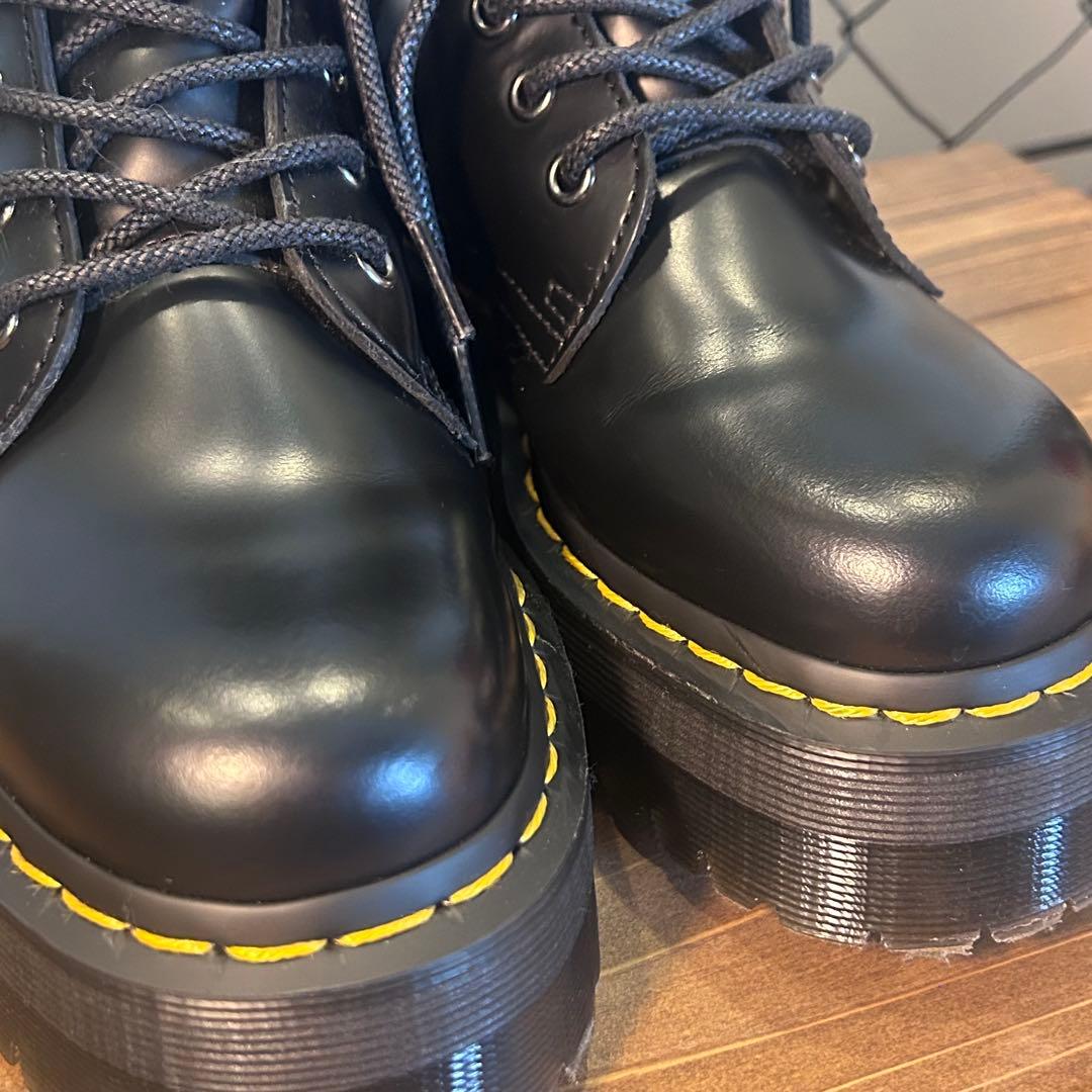 Dr.Martens JADON 厚底 8ホール UK4 ブラック 美品