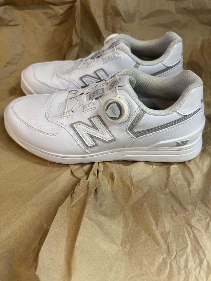 お値下げ☆美品new balance ゴルフシューズ 女性用 ホワイト