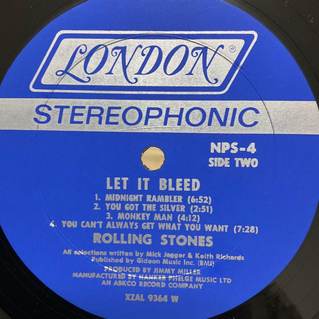 ローリングストーンズLet It Bleed USオリジナルレコード