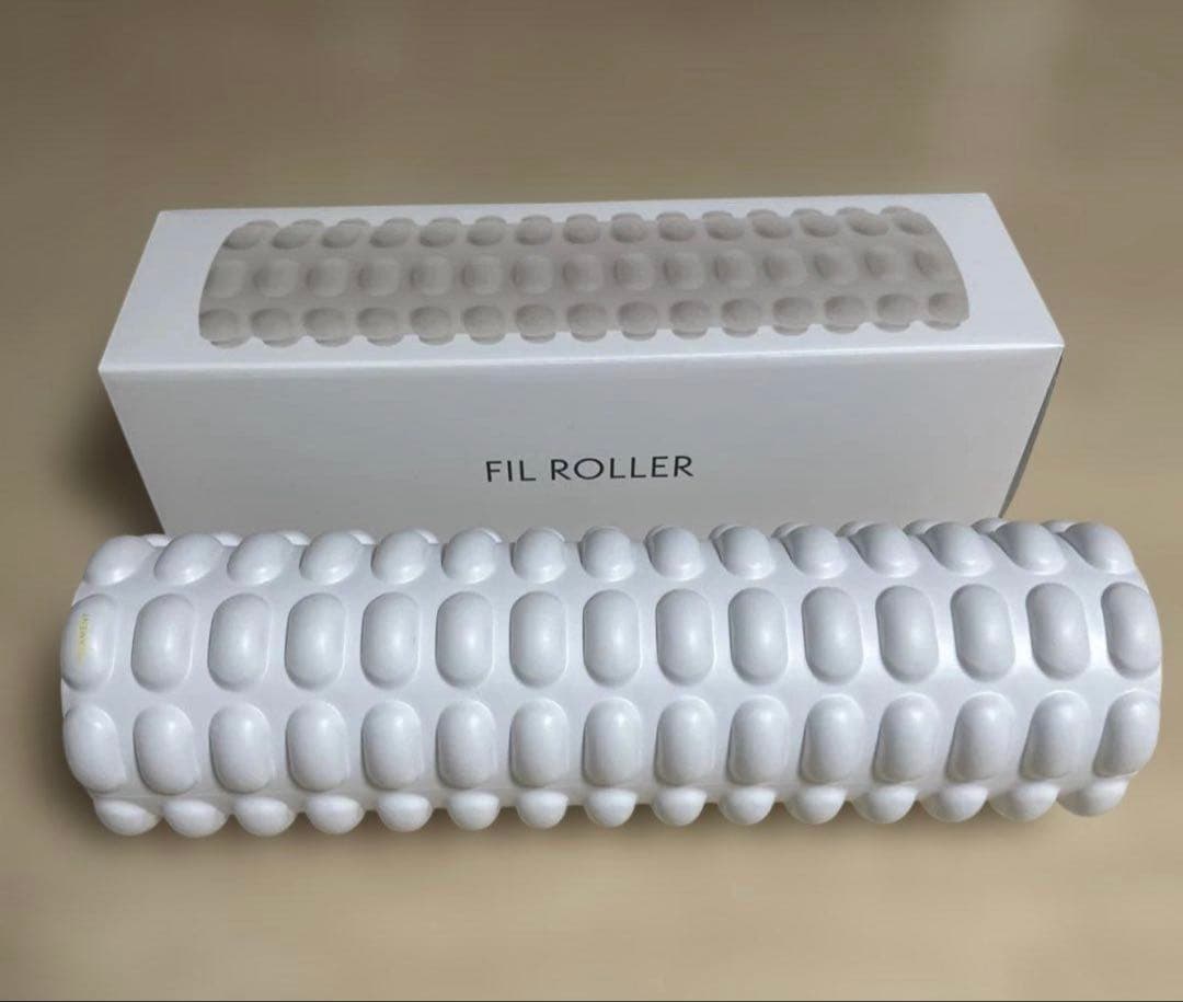 FIL ROLLER ホワイト 筋膜ローラー　オフホワイト