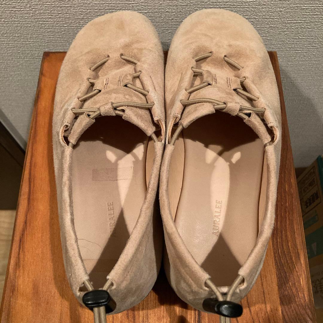 22AW LAMB SUEDE CORD SHOES スエードシューズ