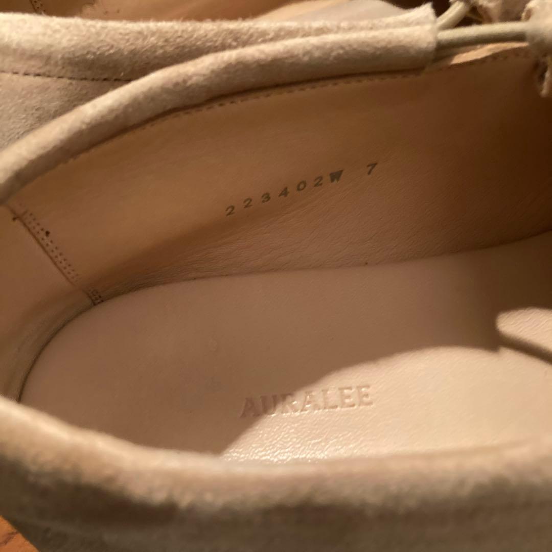 22AW LAMB SUEDE CORD SHOES スエードシューズ