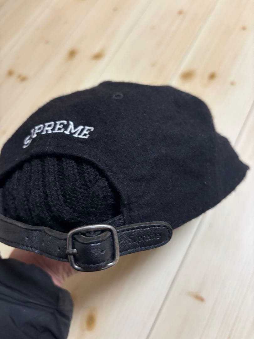 Supreme Wool S Logo 6-Panel ブラック 19aw