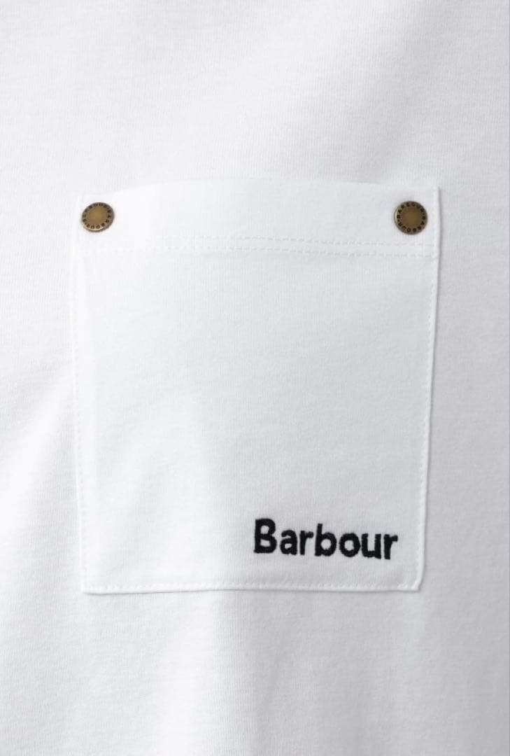 Barbour☆半袖Tシャツ☆ホワイト ブラック 2枚セット