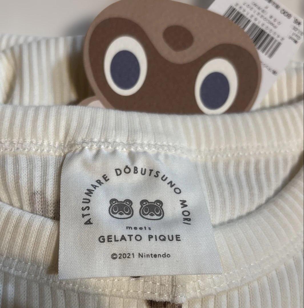 gelato pique どうぶつの森 つぶまめ柄ドレス ルームウェア
