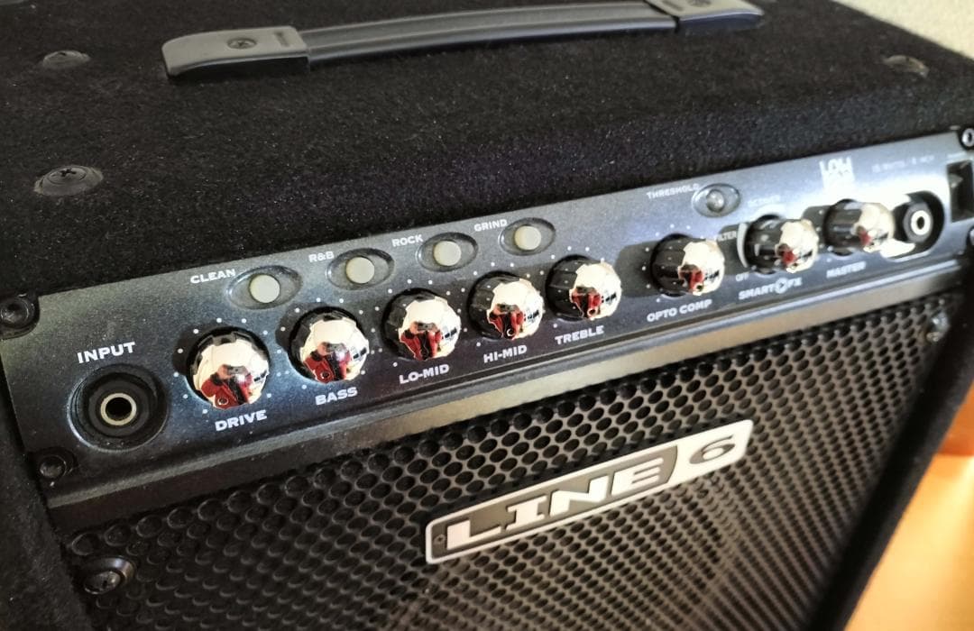 LINE6 LD15 ベースアンプ　アンプシミュレーター、エフェクト有り