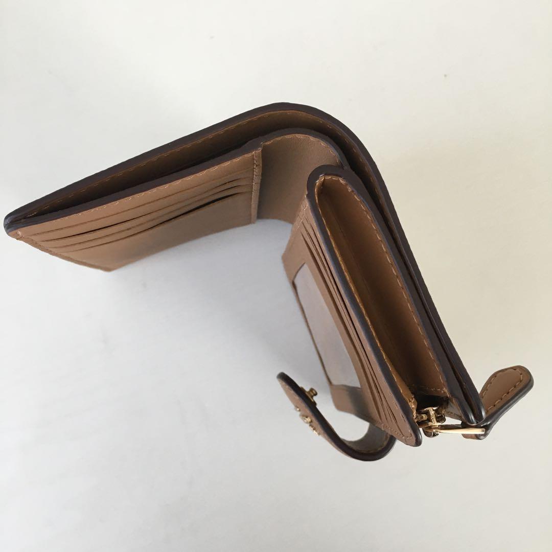 コーチ COACH 二つ折り財布 シグネチャー レディース バイカラー ブランド