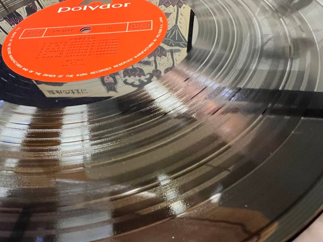 激レア　1977年 白季千加子 流れのままに MR 3097 Rare LP邦楽