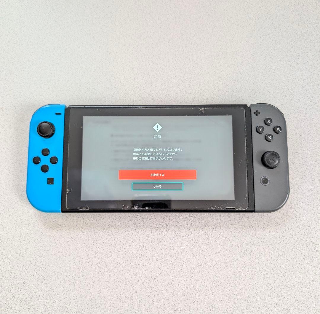 NINTENDO SWITCH 本体のみ 初期化済【ジャンク扱い】