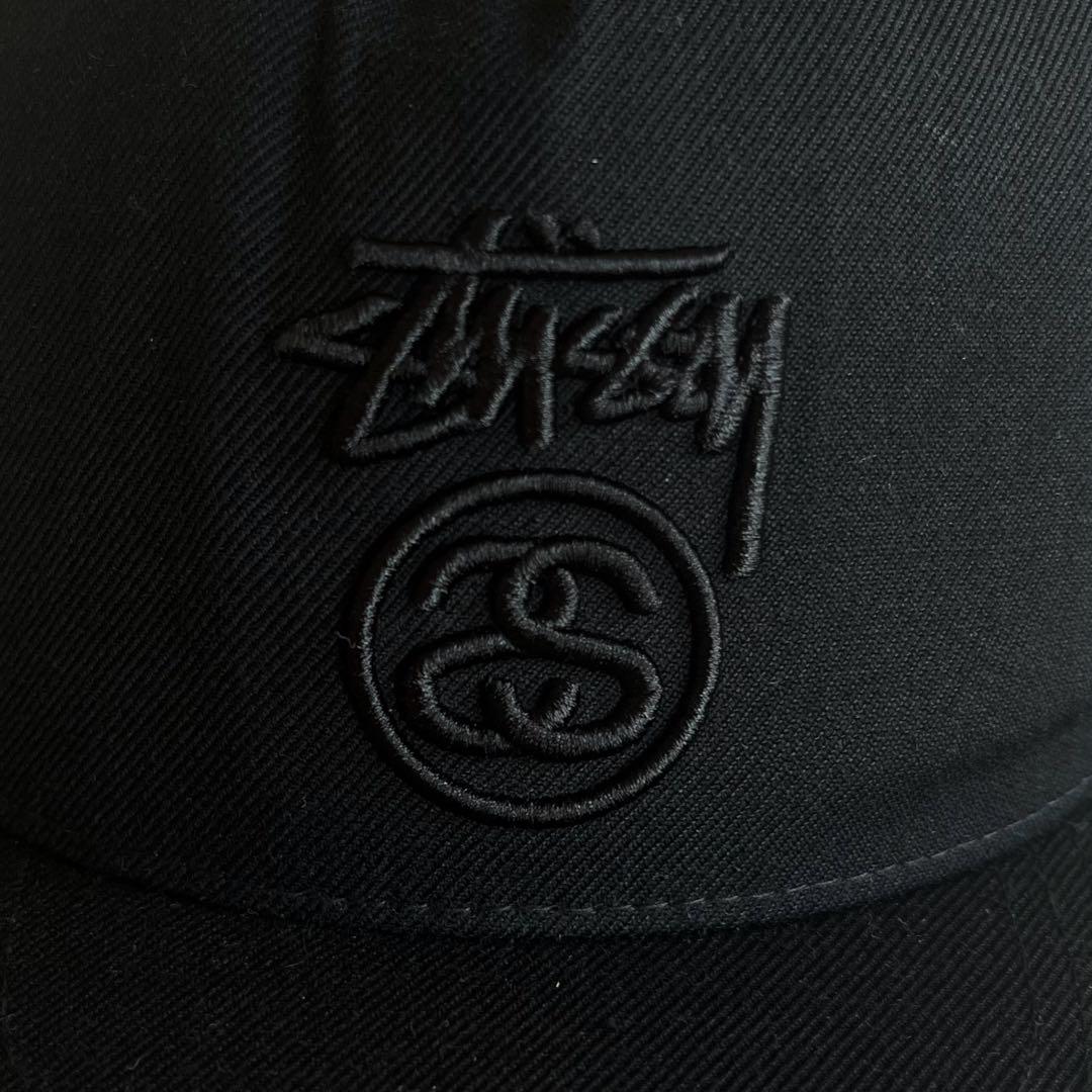 “未来人さま専用” stussy 6パネルキャップ 刺繍ロゴ SSリンク