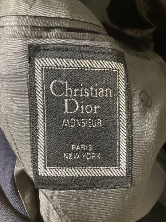 ディオール　ブレザー　紺ブレ　極美品　ダブルジャケット　dior