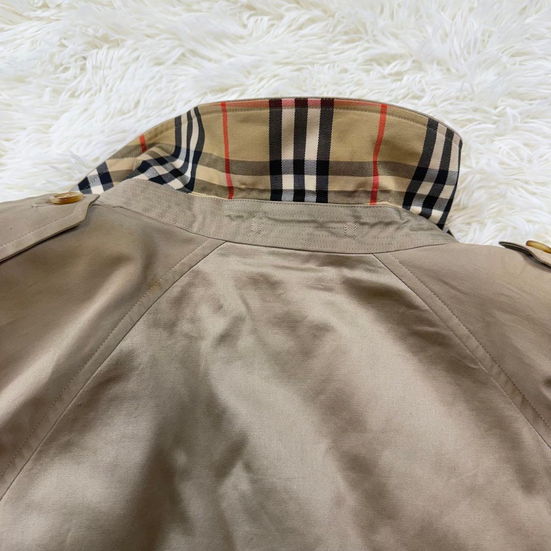 Burberry ノバチェック 襟裏チェック トレンチコート ライナー 9AR
